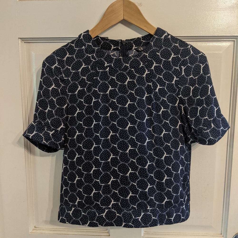 Armani Exchange xxs scoop neck blouse.